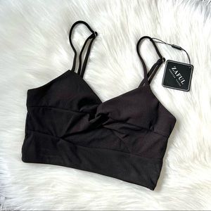 Ribbed Twist Cutout Bikini top/Bralette